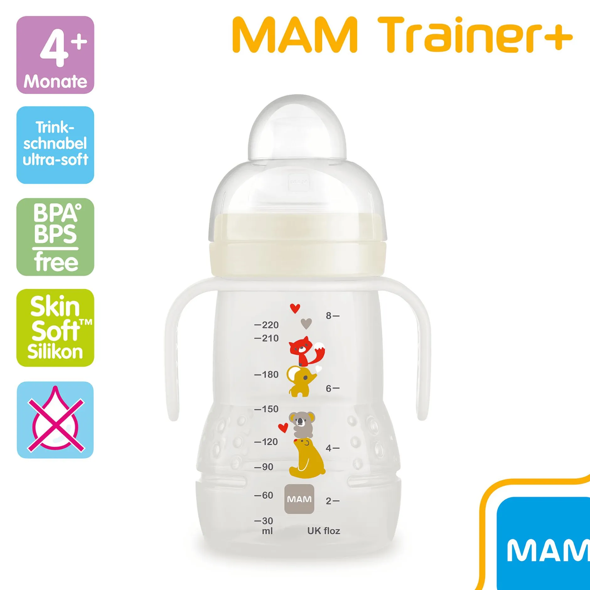 MAM Trainer+ Koala 220ml* Flaschen & Sauger