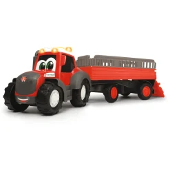 DICKIE TOYS Traktor ABC Massey Ferguson Animal Trailer*Kinder Lernspielzeug