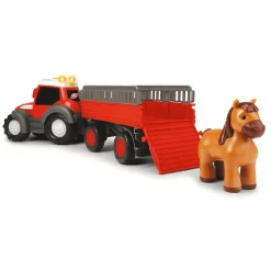 DICKIE TOYS Traktor ABC Massey Ferguson Animal Trailer*Kinder Lernspielzeug