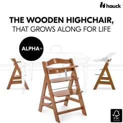 hauck Treppenhochstuhl Alpha+ Walnut* Treppenhochstühle