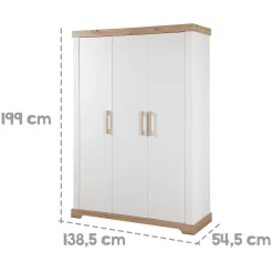 roba 3-türiger Kleiderschrank Milan* Kleiderschränke