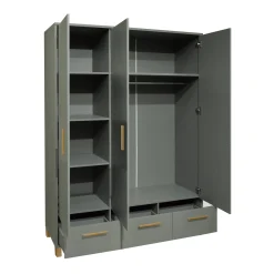 Mu00e4usbacher 3-türiger Kleiderschrank Oli* Kleiderschränke