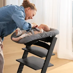 STOKKE Trio Set Tripp Trapp® Buche Black* Treppenhochstühle