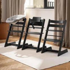 STOKKE Trio Set Tripp Trapp® Buche Black* Treppenhochstühle