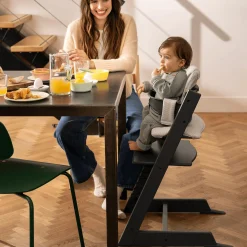 STOKKE Trio Set Tripp Trapp® Buche Black* Treppenhochstühle