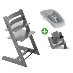 STOKKE Trio Set Tripp Trapp® Buche Storm Grey* Treppenhochstühle