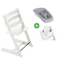 STOKKE Trio Set Tripp Trapp® Buche White* Treppenhochstühle