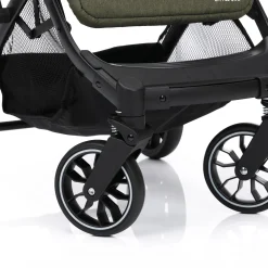 LITTLE ONE Trip Plus Green Melange*Kinder Buggys