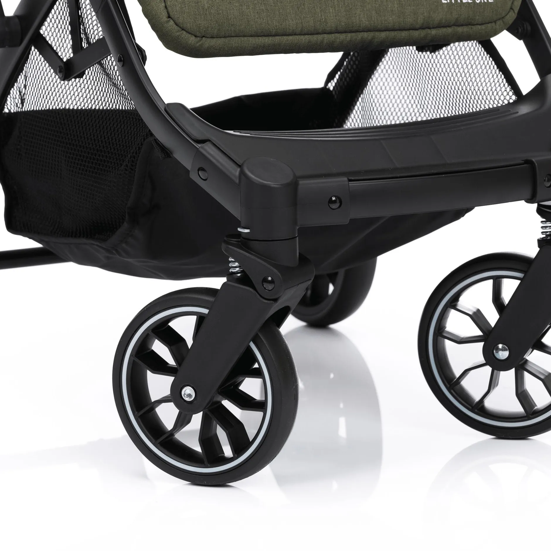 LITTLE ONE Trip Plus Green Melange*Kinder Buggys