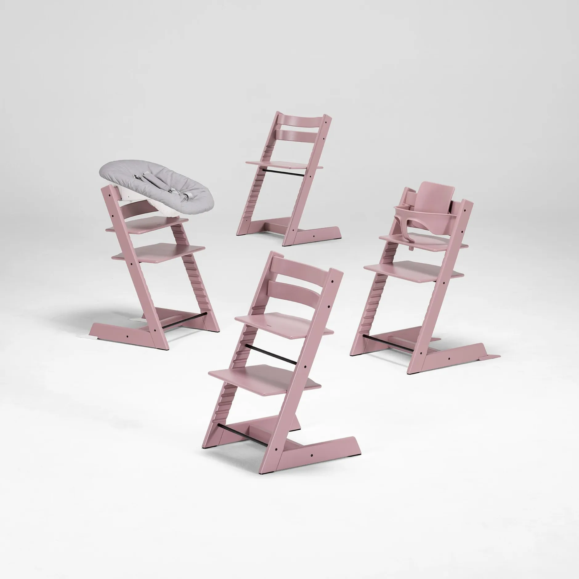 STOKKE Tripp Trapp® Buche Heather Mauve* Treppenhochstühle