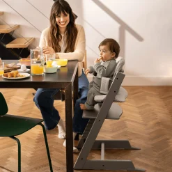 STOKKE Tripp Trapp® Buche Storm Grey* Treppenhochstühle