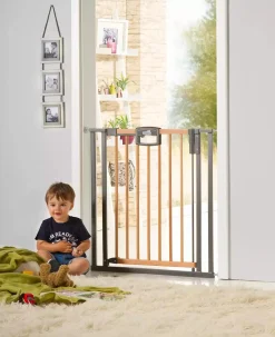 Geuther Türschutzgitter Easylock Wood Plus 80,5 - 88,5 cm* Tür- & Treppenschutzgitter