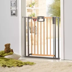 Geuther Türschutzgitter Easylock Wood Plus 68 - 76 cm* Tür- & Treppenschutzgitter