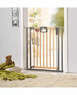 Geuther Türschutzgitter Easylock Wood Plus 68 - 76 cm* Tür- & Treppenschutzgitter