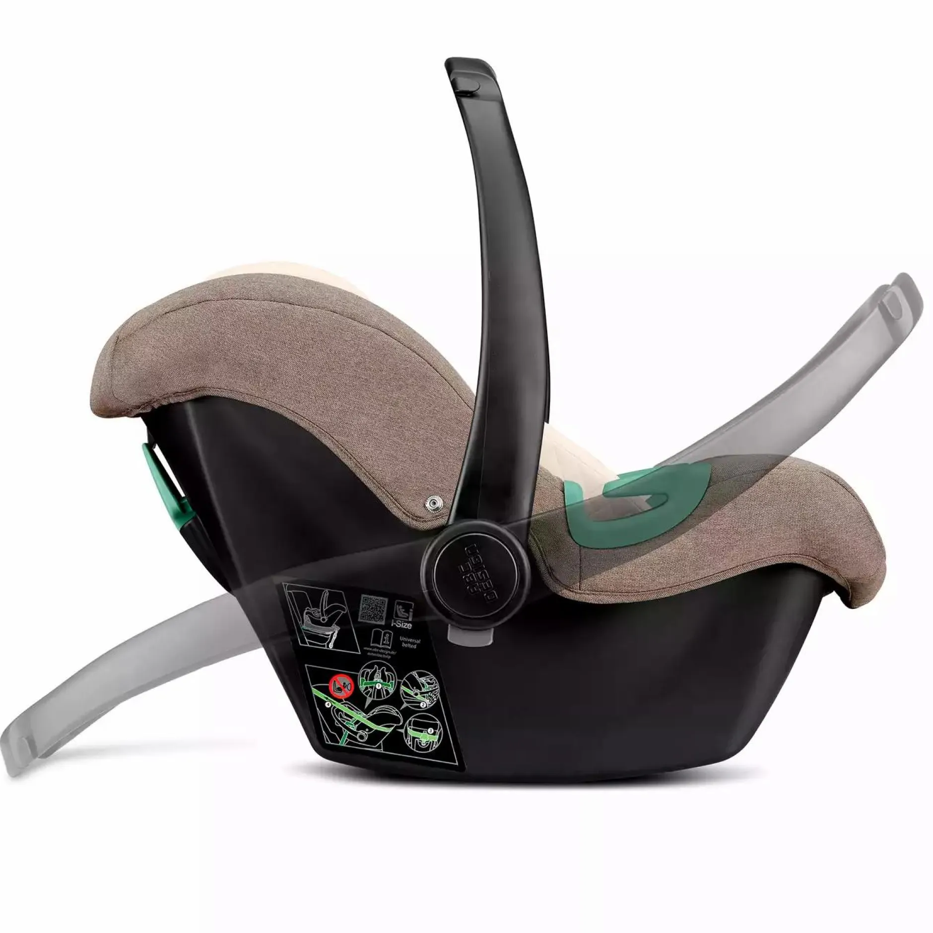 ABC DESIGN Tulip Fashion Nature*Kinder Babyschalen 0-13 Kg, Gruppe 0+