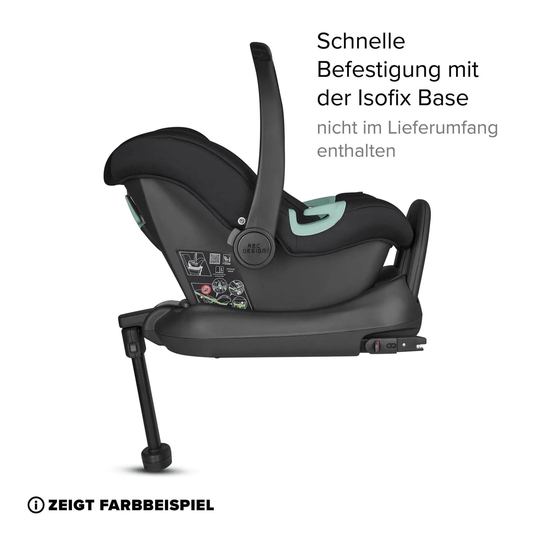 ABC DESIGN Tulip i-Size Graphite*Kinder Babyschalen 0-13 Kg, Gruppe 0+