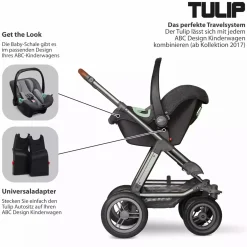 ABC DESIGN Tulip Street*Kinder Babyschalen 0-13 Kg, Gruppe 0+