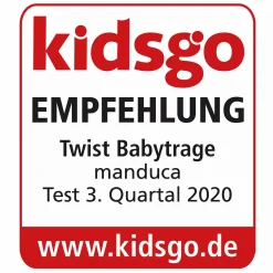 manduca Twist Grey/ Mint* Babytragen