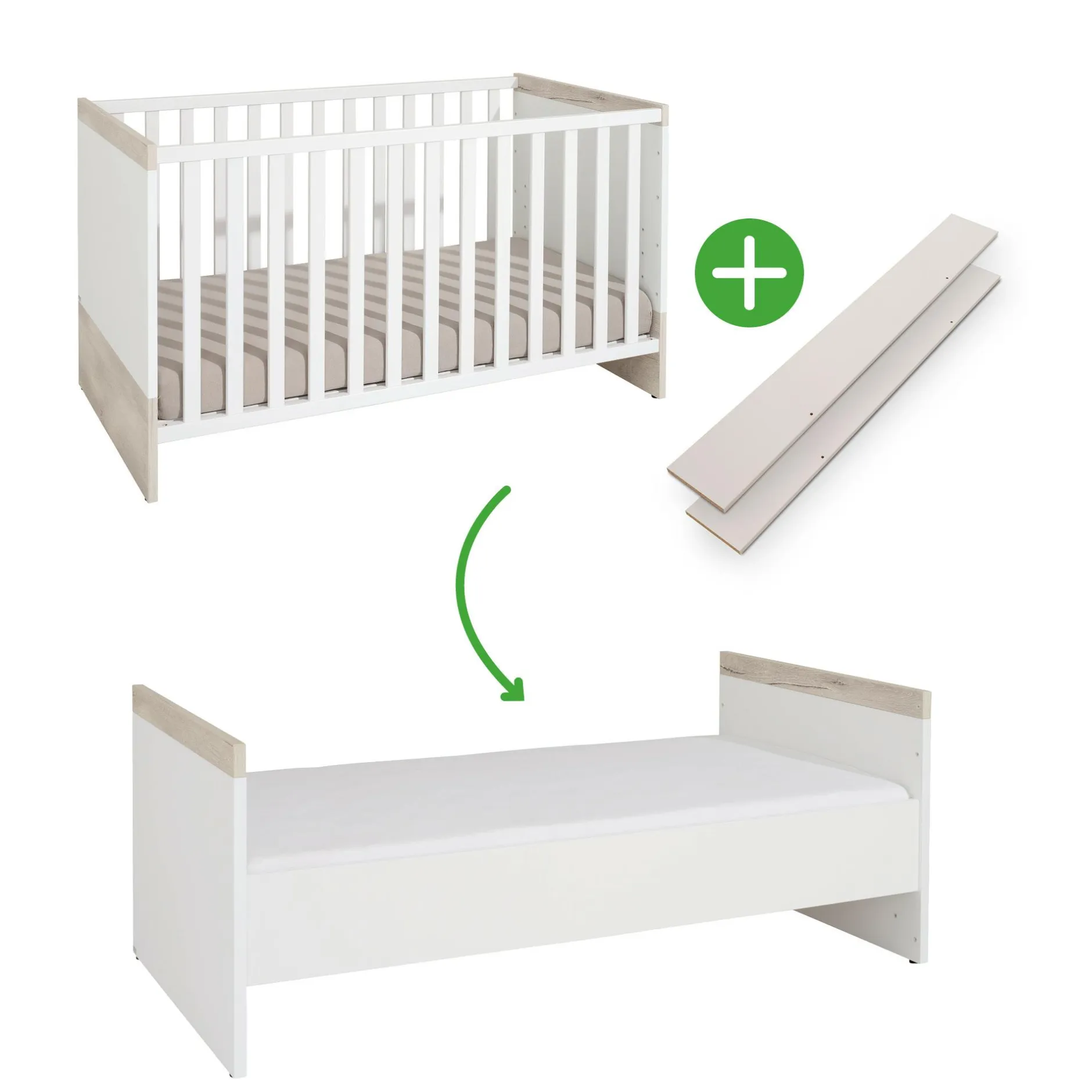 PAIDI Umbauseiten Mathea* Babybetten