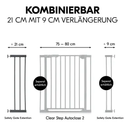 hauck Universal Verlängerung 21 cm für Schutzgitter* Tür- & Treppenschutzgitter