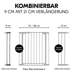 hauck Universal Verlängerung 9cm für Schutzgitter* Tür- & Treppenschutzgitter