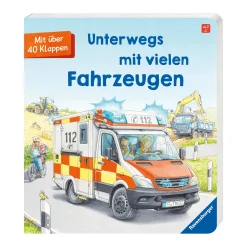 Ravensburger Unterwegs mit vielen Fahrzeugen*Kinder Kinderbücher
