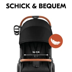hauck Uptown Black Melange Black*Kinder Buggys