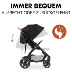 hauck Uptown Black Melange Black*Kinder Buggys
