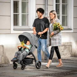 hauck Uptown Black Melange Grey*Kinder Buggys