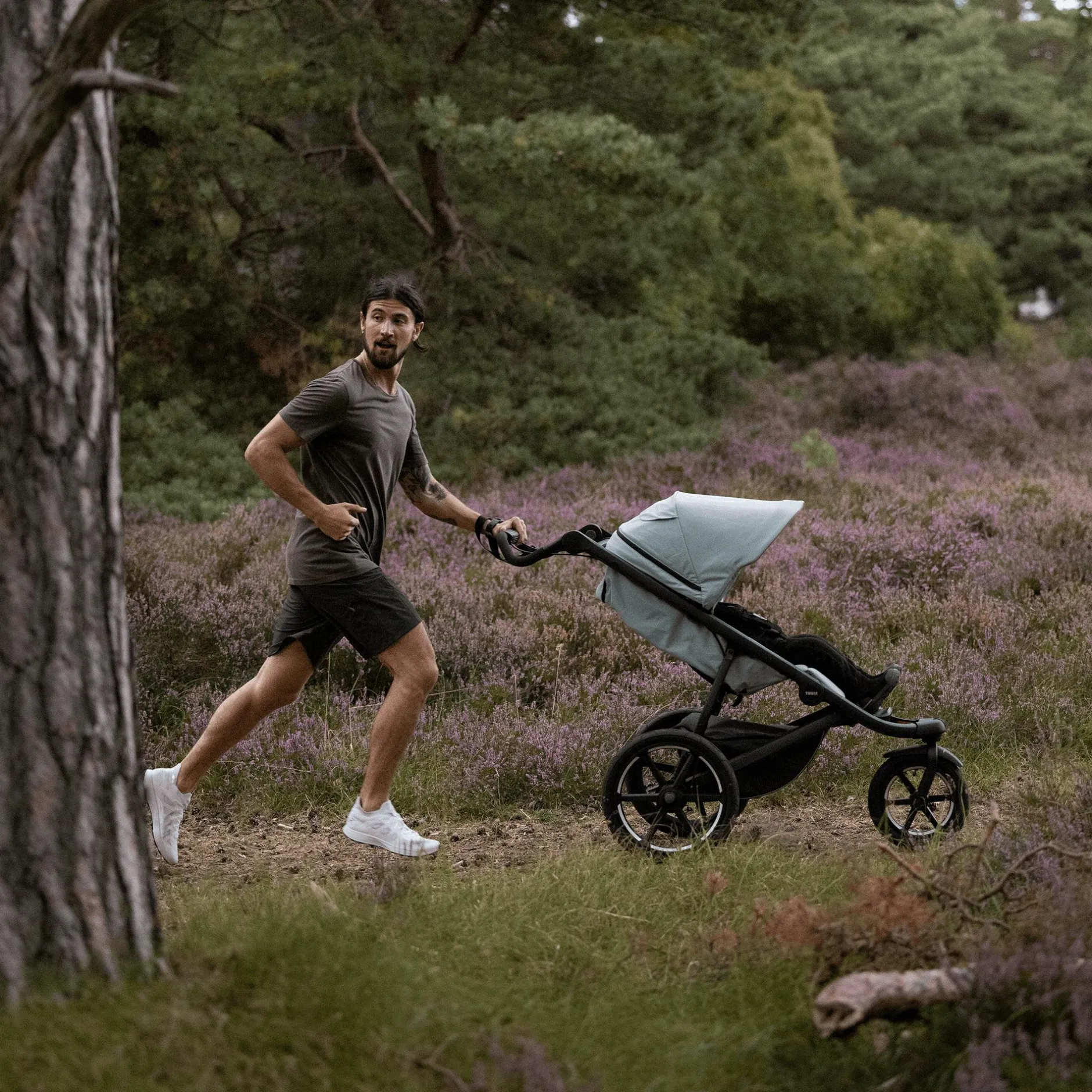 THULE Urban Glide 3 Mist Green*Kinder Buggys|Kombi-Kinderwagen