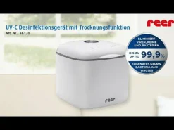 reer UV-Desinfektionsgerät mit Trocknungsfunktion* Vaporisatoren