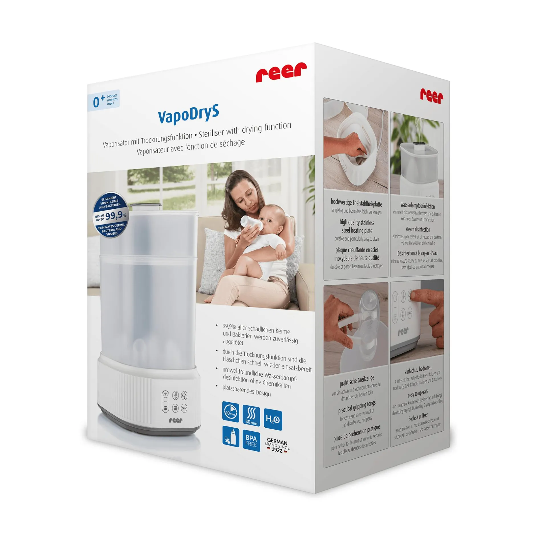 reer VapoDryS Vaporisator mit Trocknungsfunktion* Vaporisatoren
