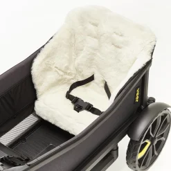 VEER Veganer Lammfell-Sitzeinsatz*Kinder Bollerwagen|Kinderfahrzeuge