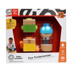 Hape Vier verrückte Bausteine*Kinder Konstruktionsspielzeug|Holzspielzeug