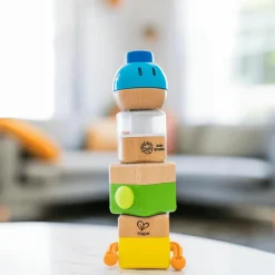 Hape Vier verrückte Bausteine*Kinder Konstruktionsspielzeug|Holzspielzeug