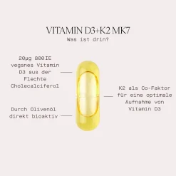 Lunary Vitamin D3 + K2 MK7* Hausapotheke|Nahrungsergänzung & Vitamine