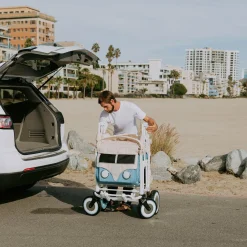 WONDERFOLD VW4 Kindervan Bondi Beach*Kinder Zwillingswagen & Geschwisterwagen