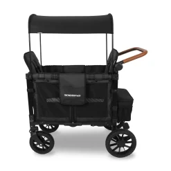 WONDERFOLD W2 Luxe Double Volcano Black*Kinder Zwillingswagen & Geschwisterwagen