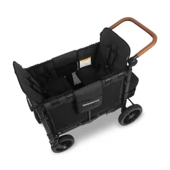 WONDERFOLD W2 Luxe Double Volcano Black*Kinder Zwillingswagen & Geschwisterwagen