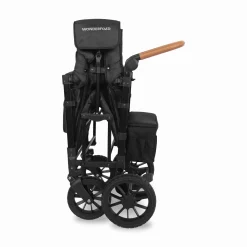WONDERFOLD W2 Luxe Double Volcano Black*Kinder Zwillingswagen & Geschwisterwagen