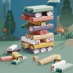 TOPBRIGHT Wackelturm*Kinder Lernspielzeug|Holzspielzeug