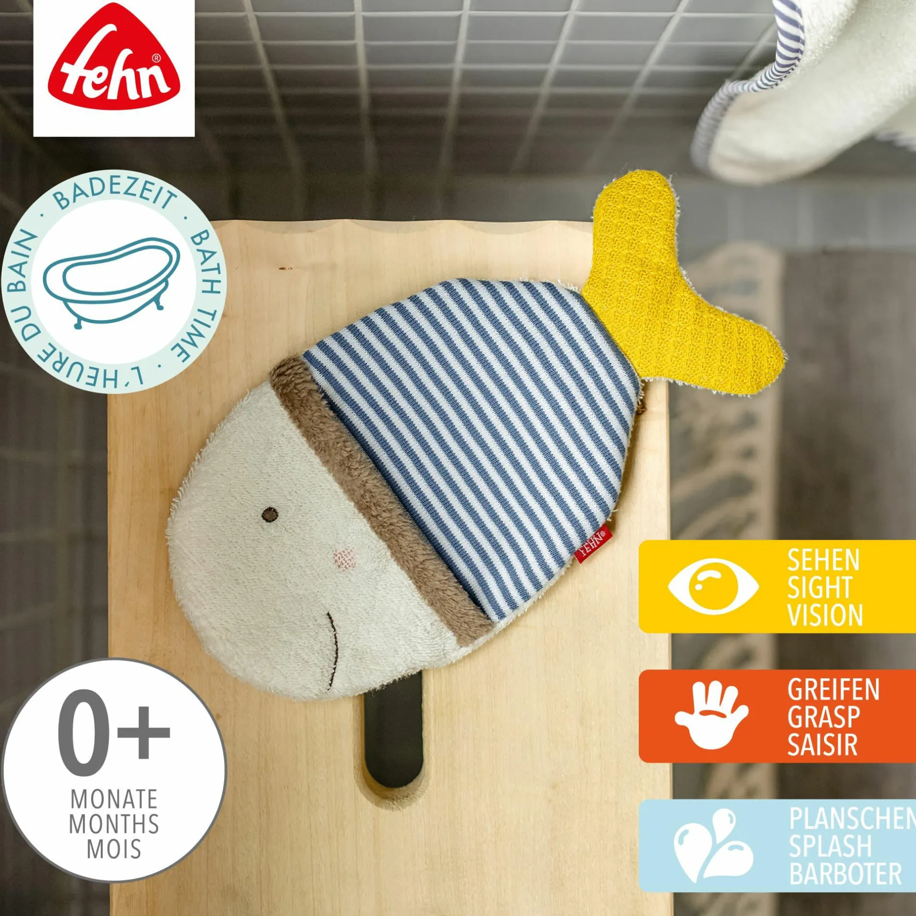 fehn Waschhandschuh Fisch* Badetextilien|Badetextilien