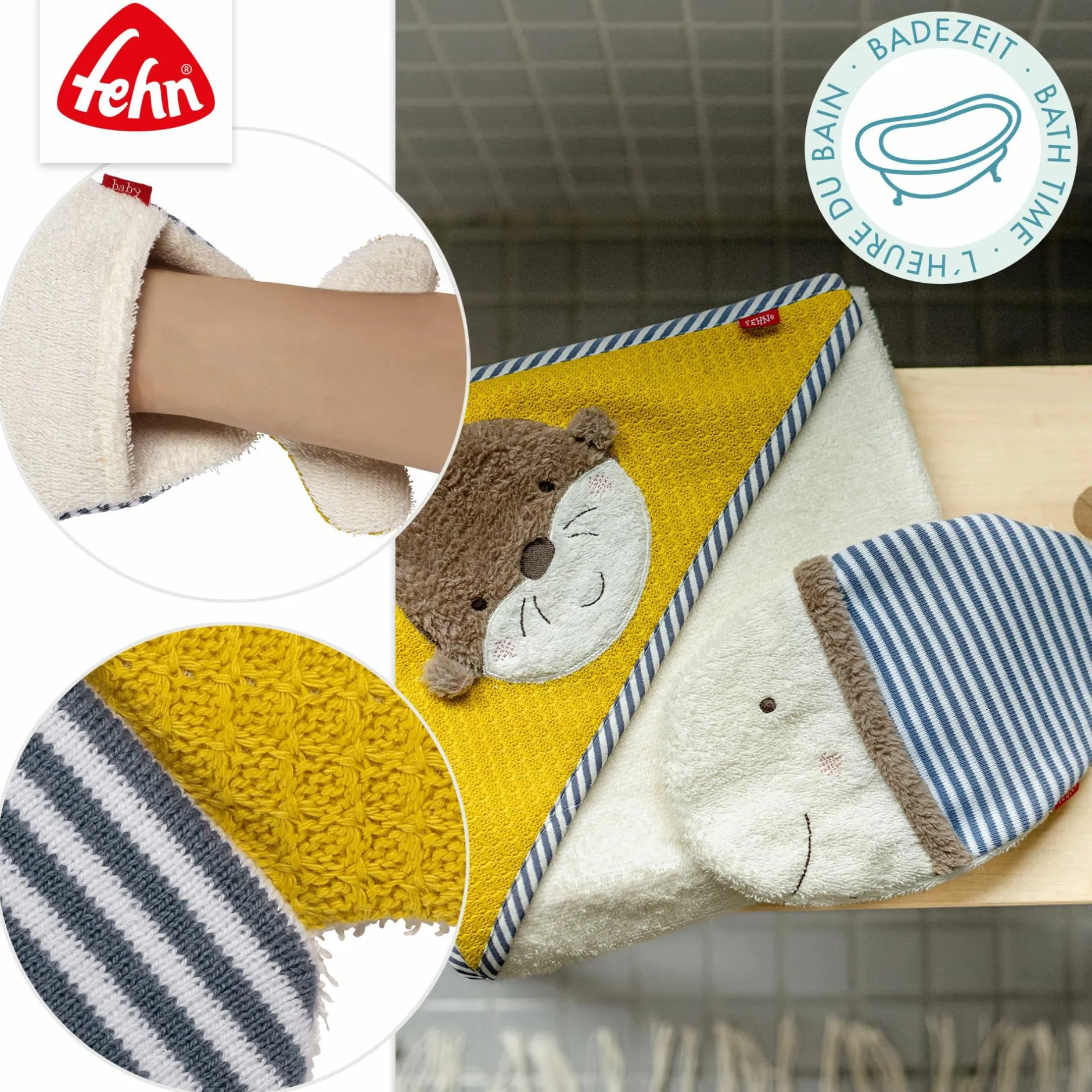 fehn Waschhandschuh Fisch* Badetextilien|Badetextilien