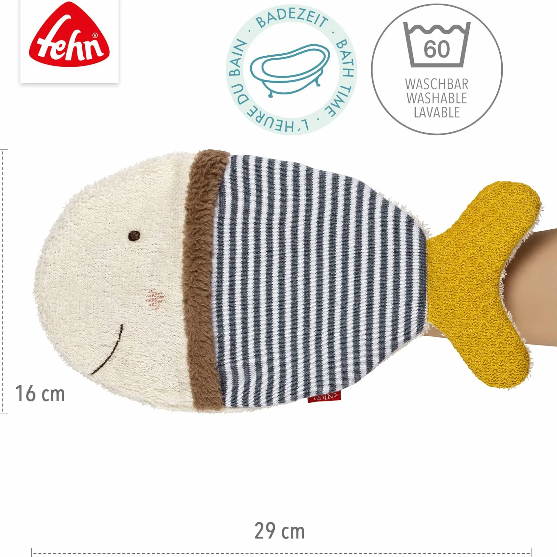 fehn Waschhandschuh Fisch* Badetextilien|Badetextilien