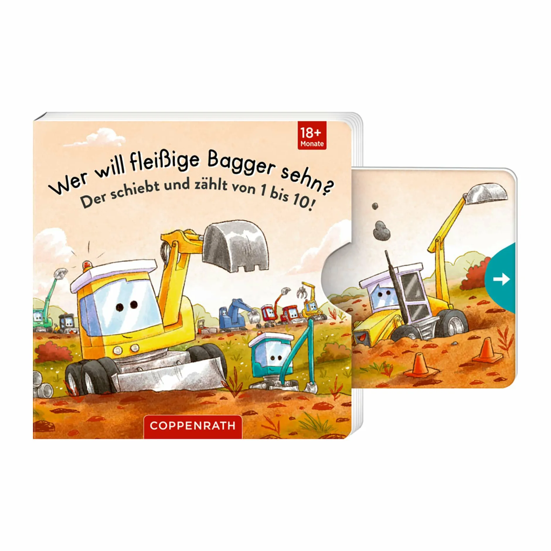 COPPENRATH Wer will fleißige Bagger sehn? Der schiebt und zählt von 1 bis 10!*Kinder Kinderbücher