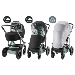 Britax Diamond Wetterschutz-Set SMILE*Kinder Kinderwagen Zubehör