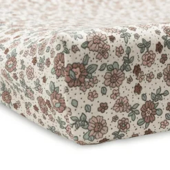 jollein Wickelauflagenbezug Jersey Retro Flowers 50 x 70 cm* Wickelauflagen|Wickelauflagen