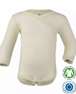 ENGEL Wickelbody langarm Natur* Bodys