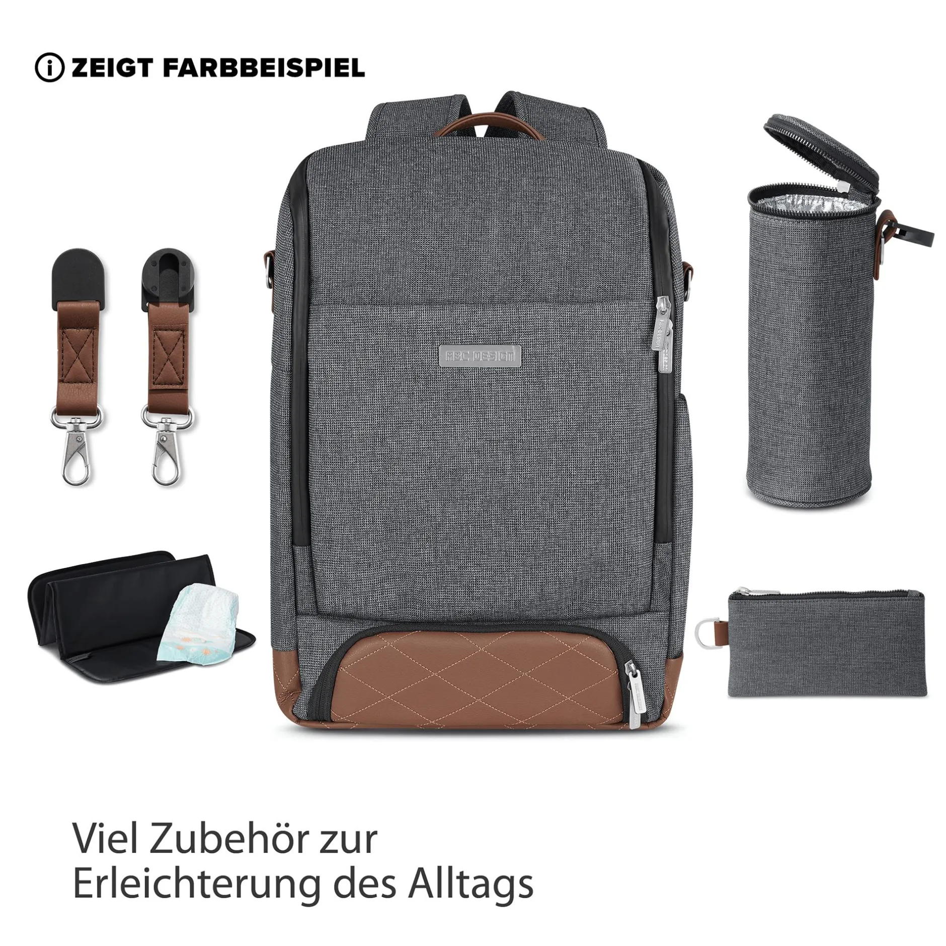 ABC DESIGN Wickelrucksack Tour Ink* Wickelrucksäcke