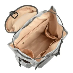 Bu00c8ABA Wickelrucksack Vancouver Heather Grey* Wickelrucksäcke
